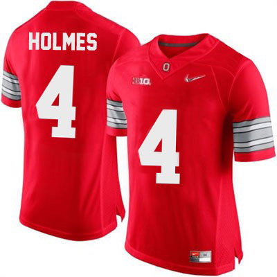 Ohio State Buckeyes Men's Santonio Holmes #4 Red Authentic Nike Diamond Quest College NCAA Stitched Football Jersey DP19M70EH